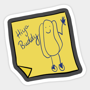 Hiya Buddy - The US Office Sticker